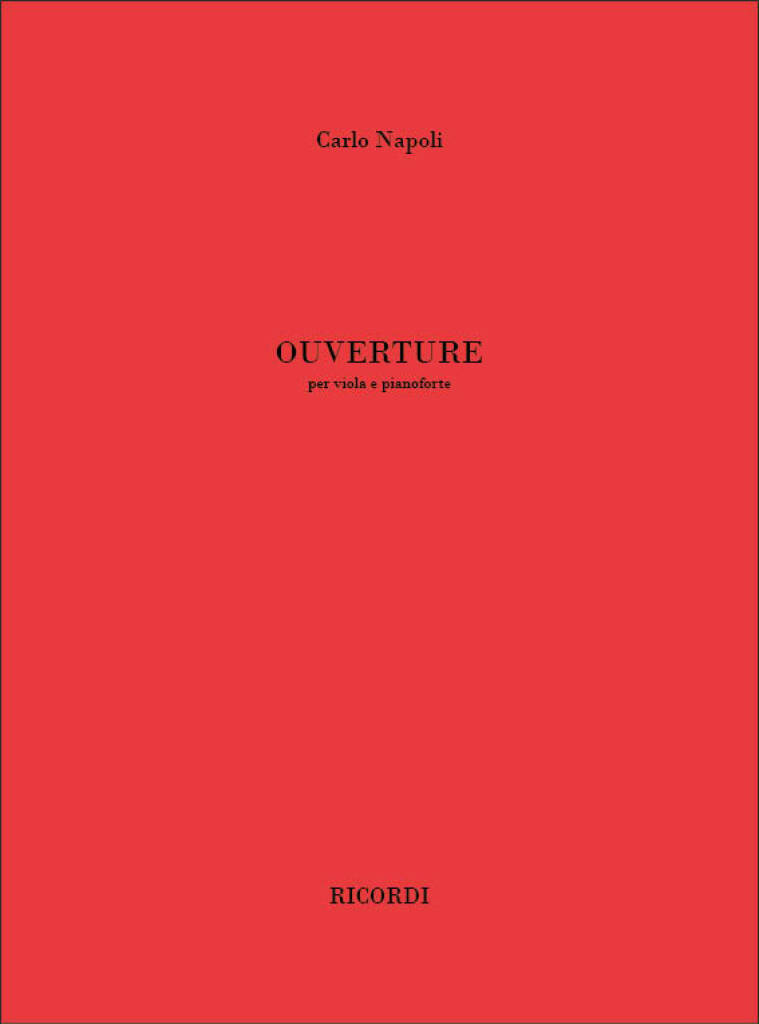 Knjiga OUVERTURE MUSIQUE D'ENSEMBLE C. NAPOLI