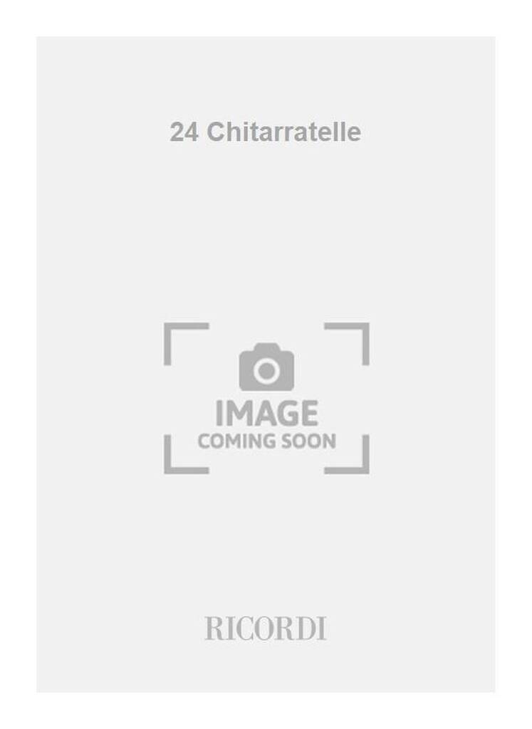 Knjiga 24 CHITARRATELLE GUITARE EGIDIO CARNOVICH