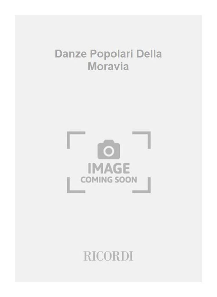 Knjiga DANZE POPOLARI DELLA MORAVIA PIANO LEOS JANACEK