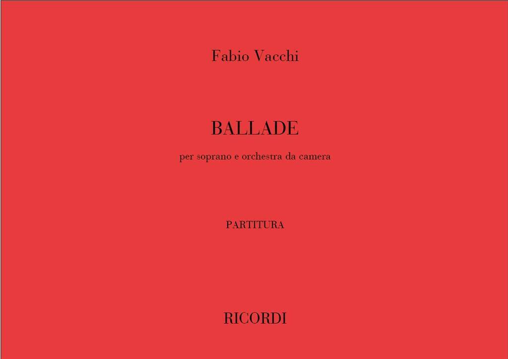 Knjiga BALLADE FABIO VACCHI