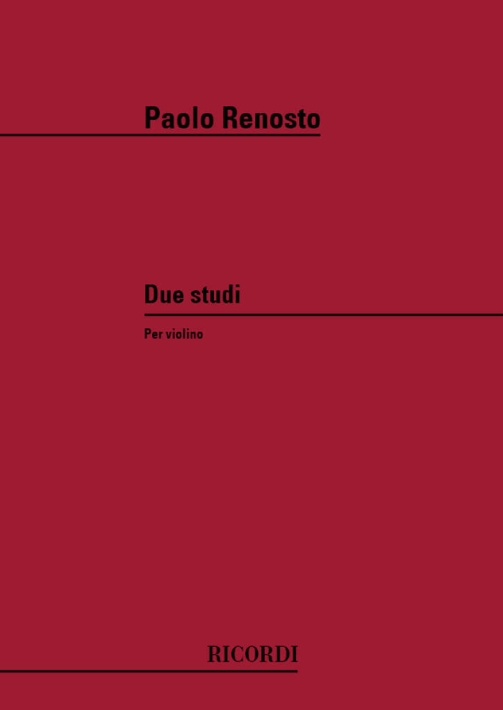 Knjiga 2 STUDI (1978) VIOLON P. RENOSTO