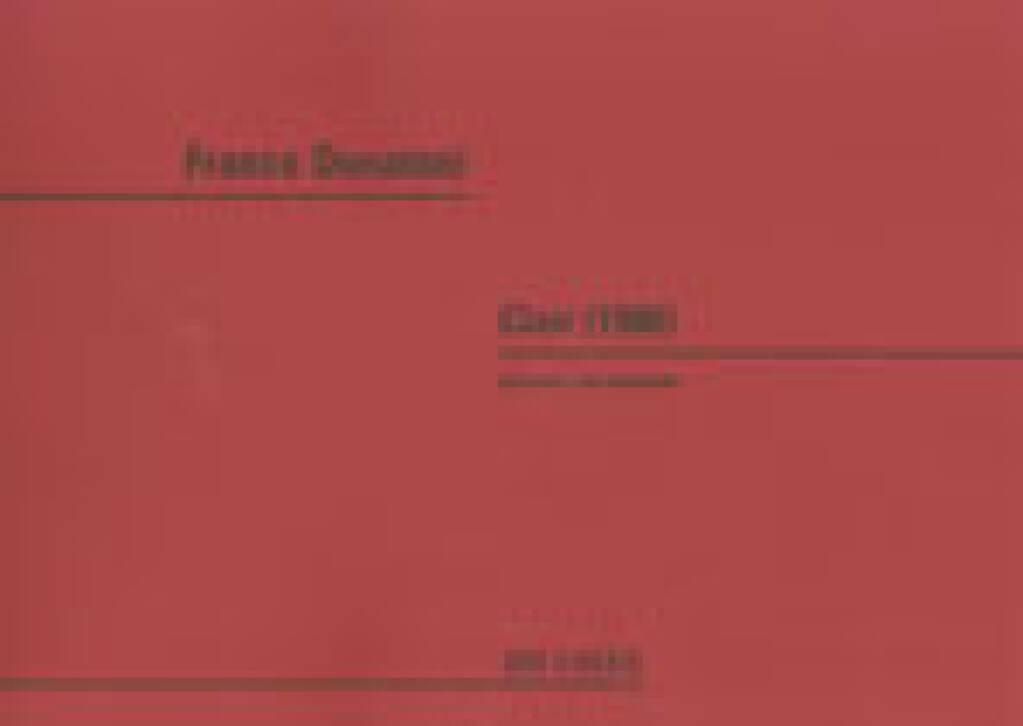 Knjiga CLAIR CLARINETTE FRANCO DONATONI