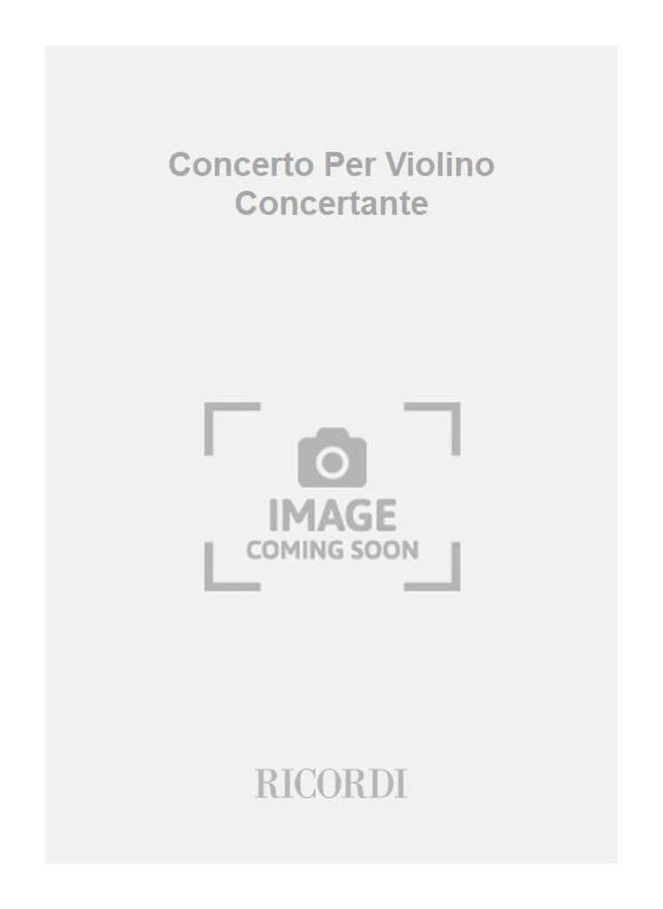 Книга CONCERTO PER VIOLINO CONCERTANTE, VIOLINO,VIOLA E  ORCHESTRE GIOVANNI BATTISTA SO