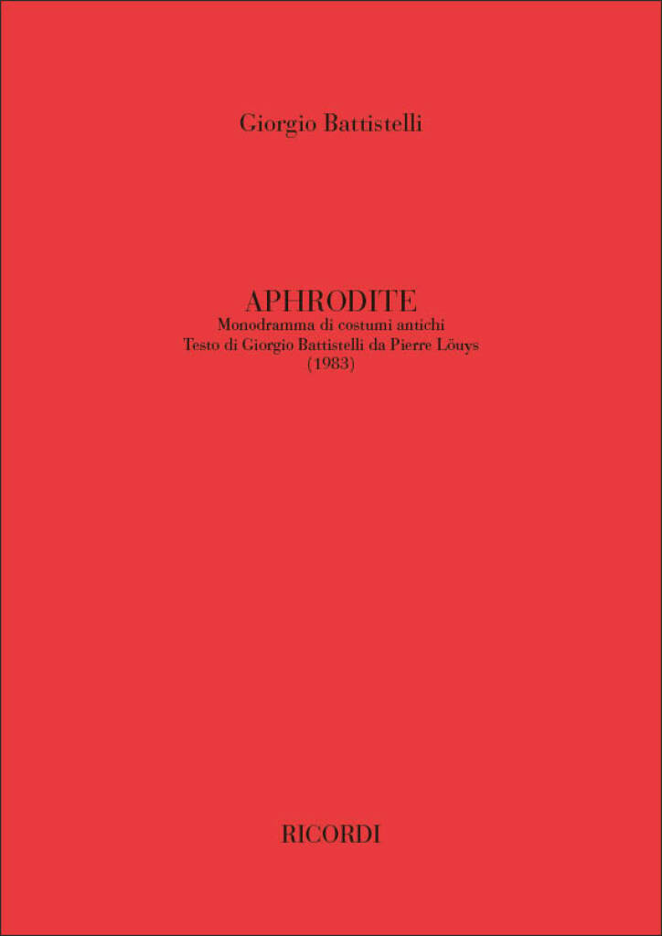 Knjiga APHRODITE GIORGIO BATTISTELLI