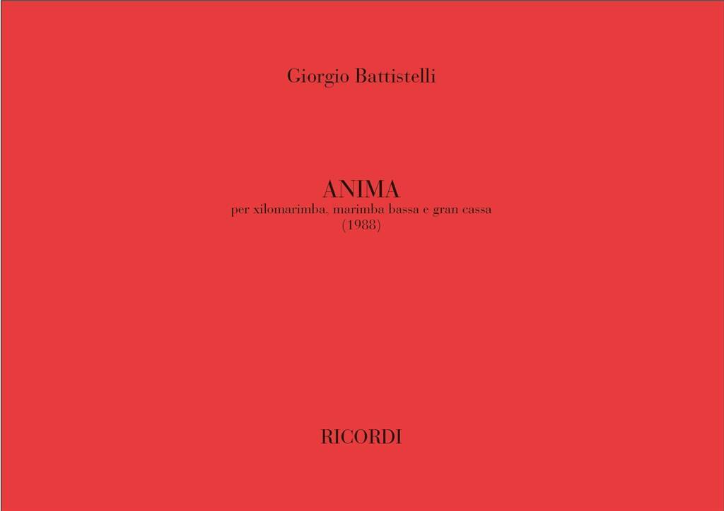 Book ANIMA GIORGIO BATTISTELLI
