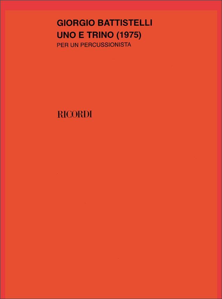 Book UNO E TRINO GIORGIO BATTISTELLI