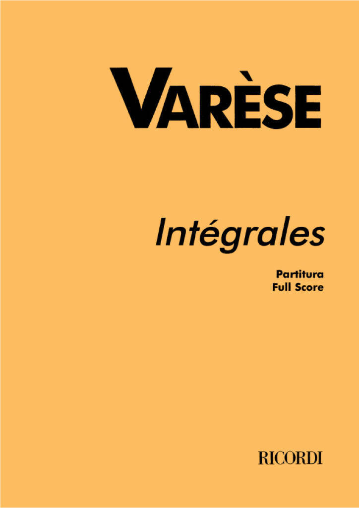 Book INTEGRALES EDGAR VARESE