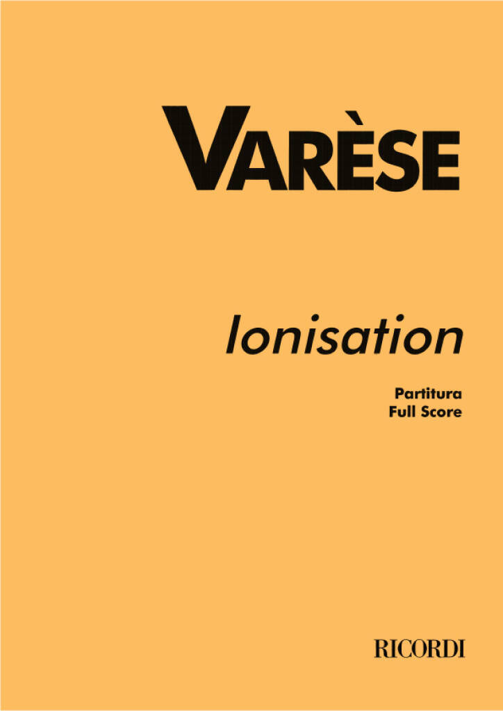 Knjiga IONISATION EDGAR VARESE