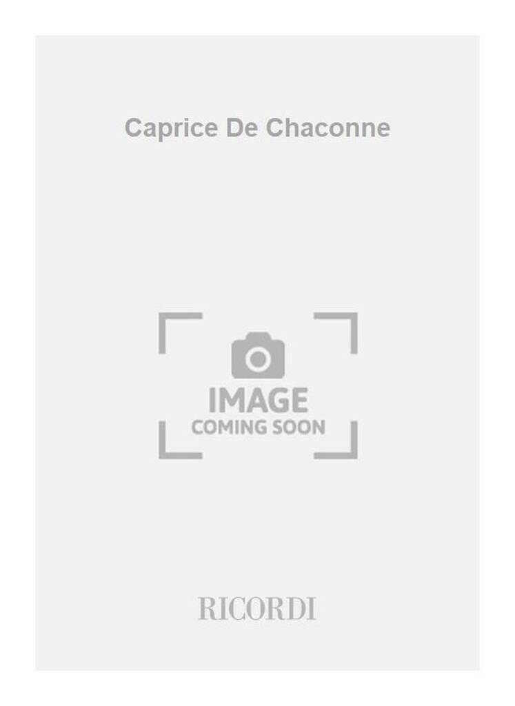 Książka CAPRICE DE CHACONNE FRANCESCO CORBETTA