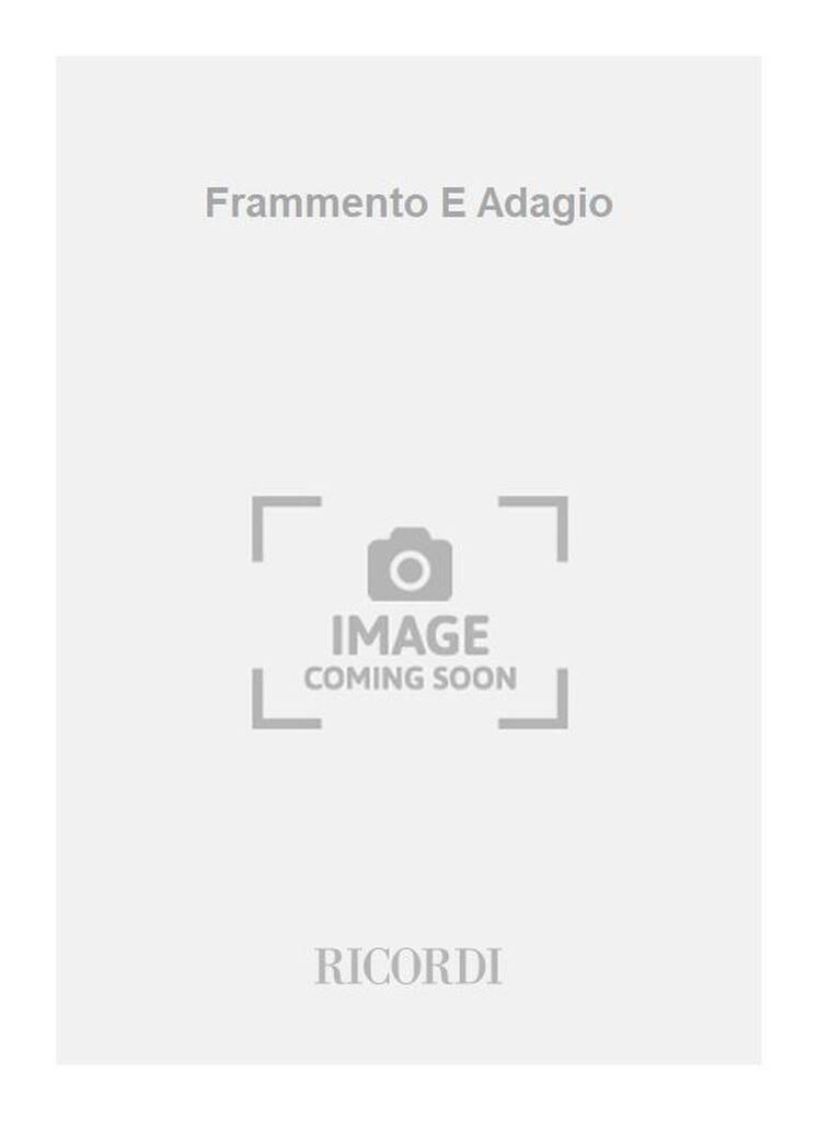 Kniha FRAMMENTO E ADAGIO SALVATORE SCIARRINO