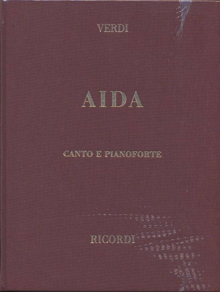 Knjiga AIDA CHANT GIUSEPPE VERDI