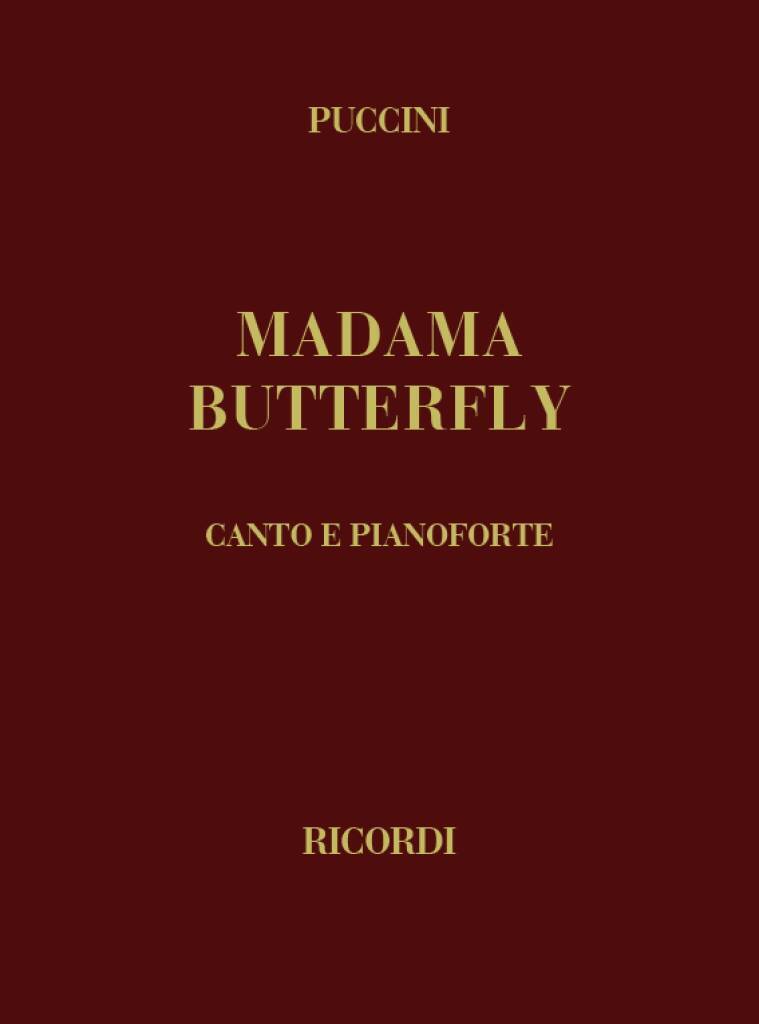 Kniha MADAMA BUTTERFLY CHANT GIACOMO PUCCINI