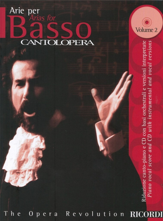 Kniha CANTOLOPERA: ARIE PER BASSO VOL. 2 CHANT +CD 