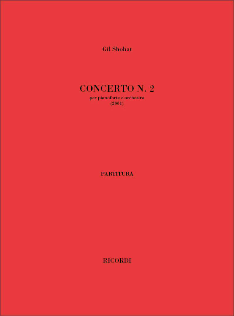 Knjiga CONCERTO N. 2 GIL SHOHAT
