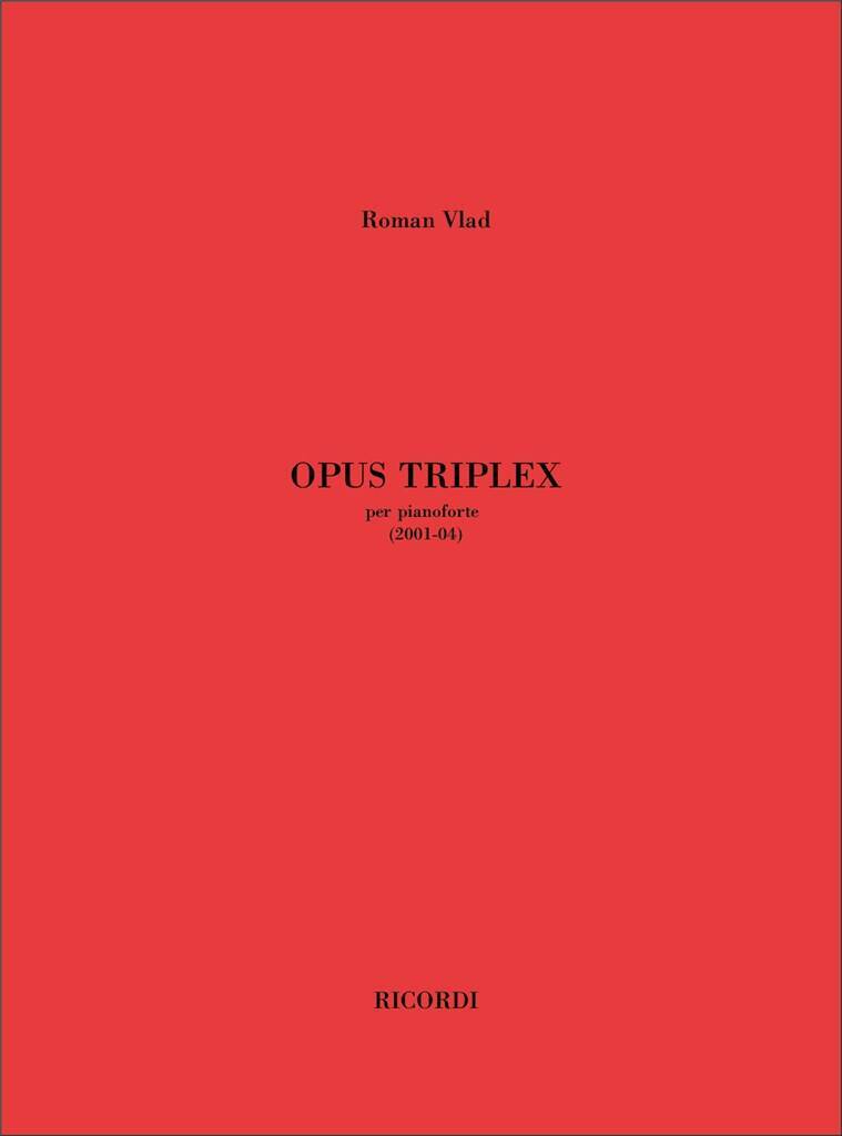 Kniha OPUS TRIPLEX PIANO ROMAN VLAD