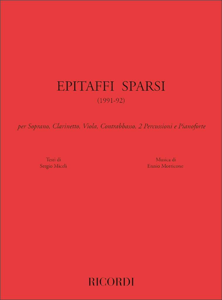 Boek EPITAFFI SPARSI ENNIO MORRICONE