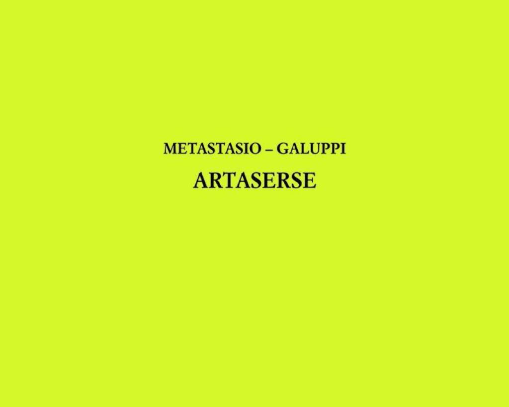 Knjiga ARTASERSE BALDASSARRE GALUPPI_