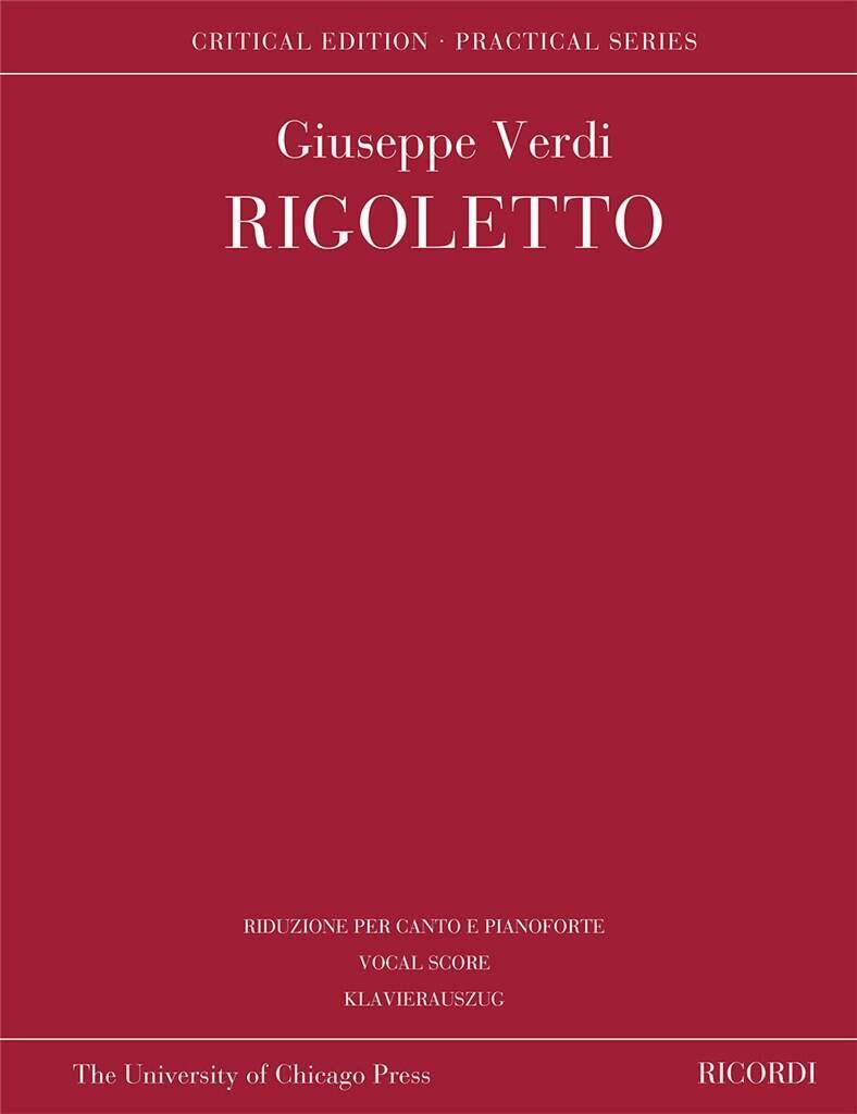 Knjiga RIGOLETTO CHANT GIUSEPPE VERDI