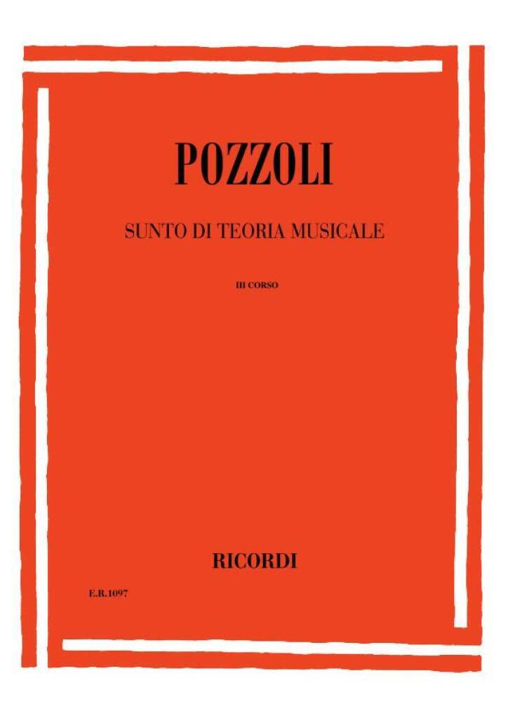Knjiga SUNTO DI TEORIA MUSICALE ETTORE POZZOLI
