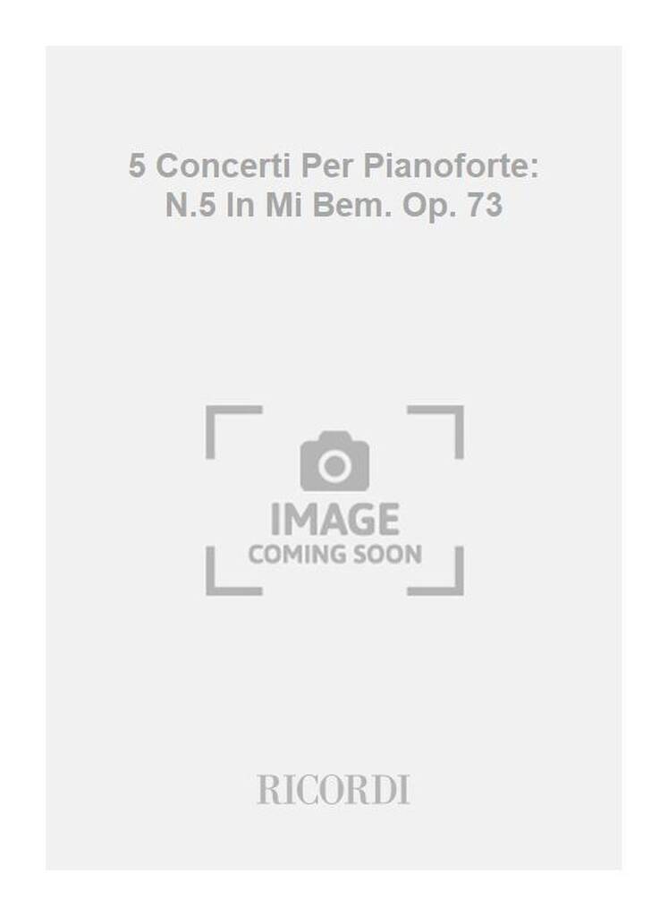 Livro 5 CONCERTI PER PIANOFORTE: N.5 IN MI BEM. OP. 73  PIANO LUDWIG VAN BEETHOVEN