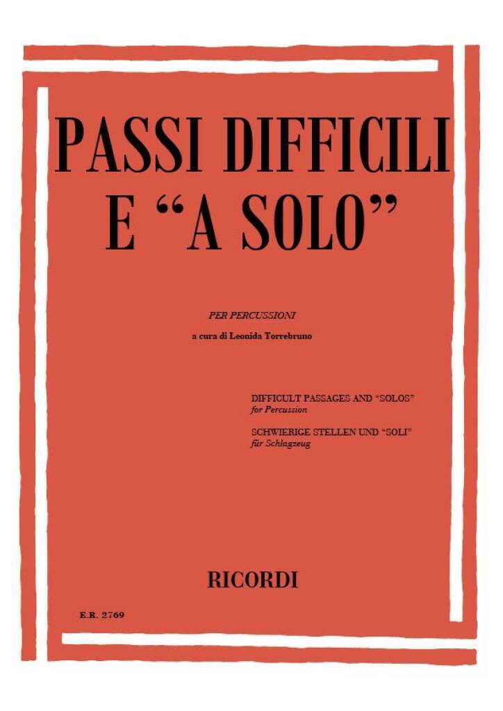 Book PASSI DIFFICILI E A SOLO LEONIDA TORREBRUNO