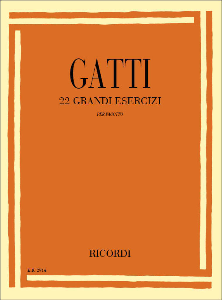 Knjiga 22 GRANDI ESERCIZI BASSON N. GATTI