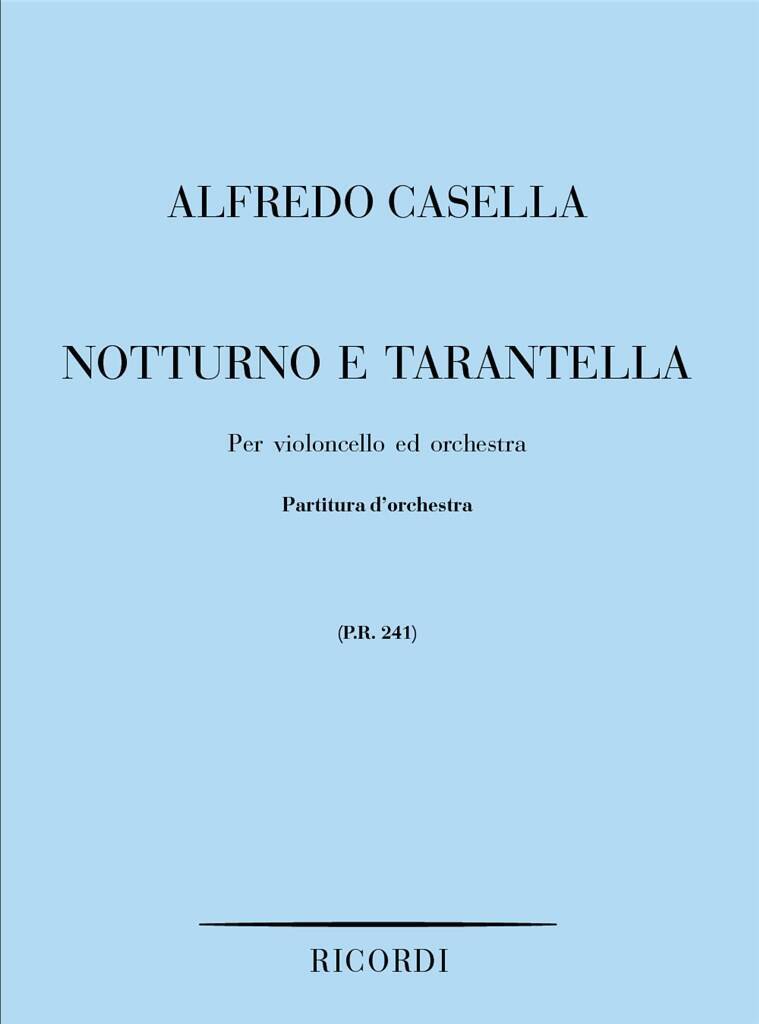 Knjiga NOTTURNO E TARANTELLA ALFREDO CASELLA