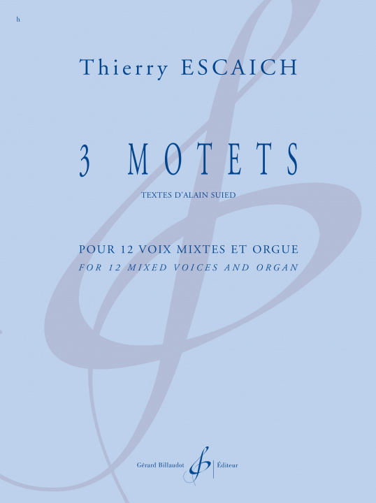 Knjiga 3 MOTETS ESCAICH THIERRY
