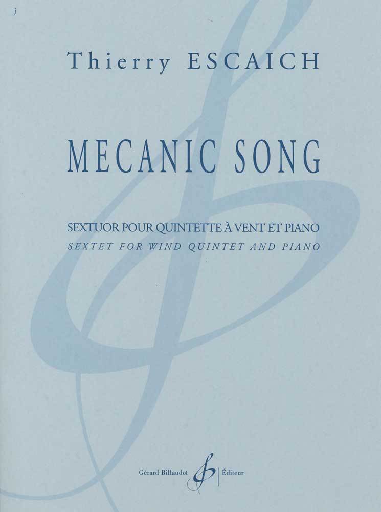 Libro MECANIC SONG ESCAICH THIERRY