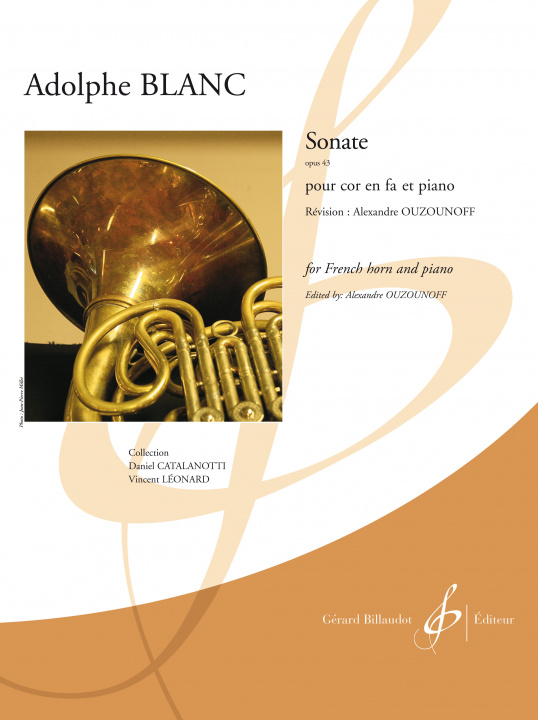 Knjiga SONATE OPUS 43 BLANC ADLOPHE