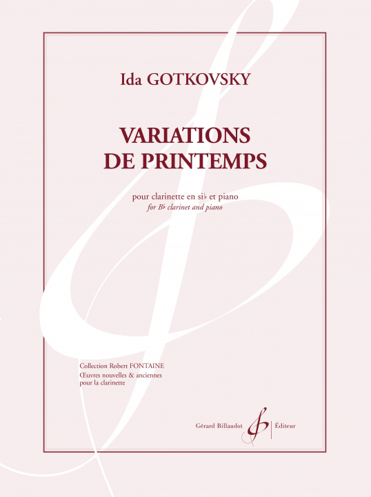 Book VARIATIONS DE PRINTEMPS GOTKOVSKY IDA