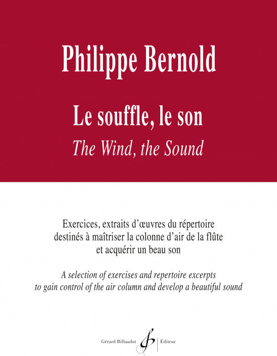 Könyv LE SOUFFLE, LE SON BERNOLD PHILIPPE
