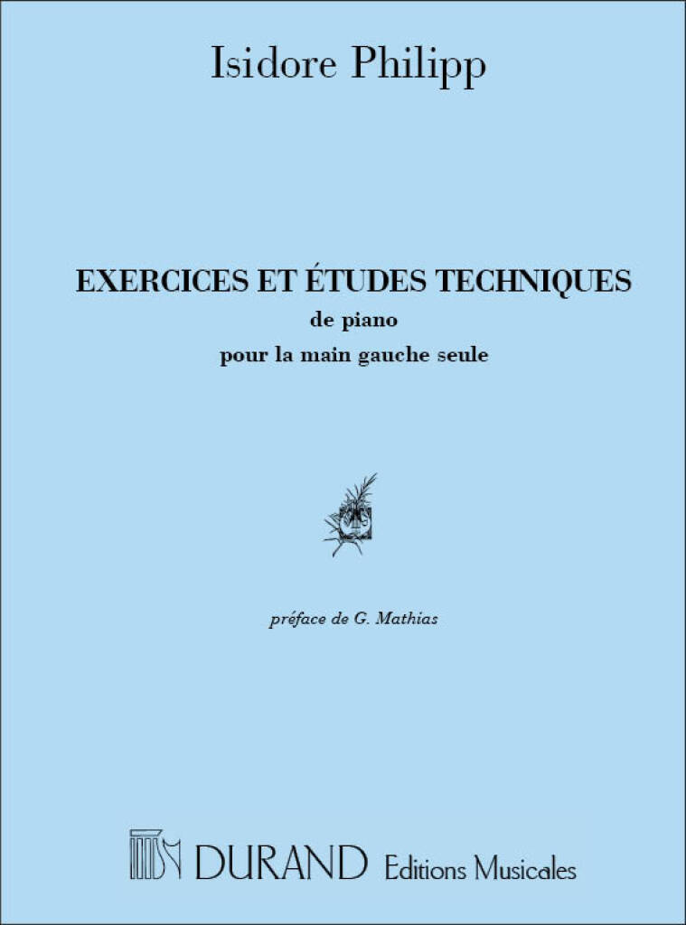 Knjiga EXERCISES ET ETUDES TECHNIQUES PIANO ISIDORE PHILIPP