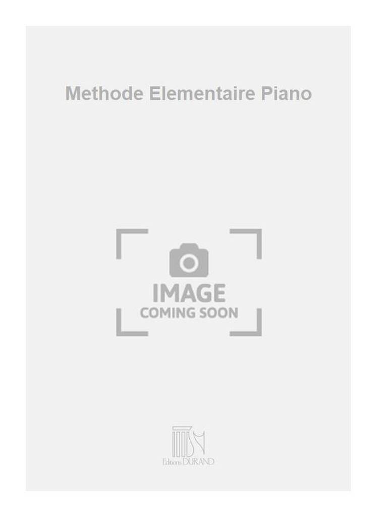 Knjiga METHODE ELEMENTAIRE PIANO  PIANO ISIDORE PHILIPP
