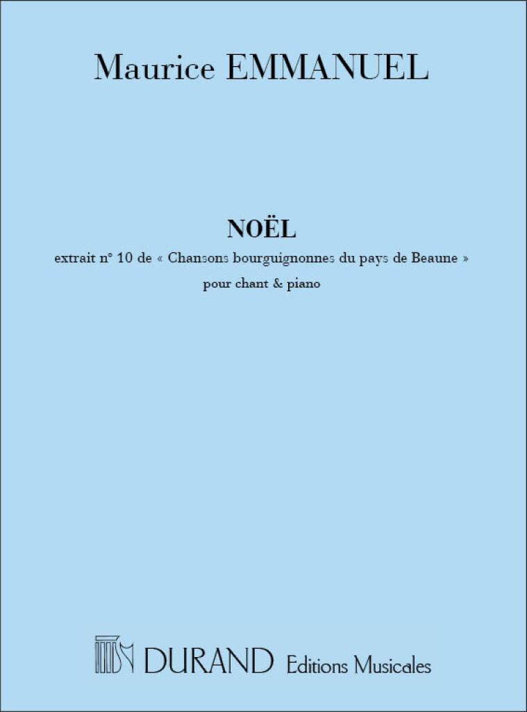 Knjiga NOEL CHANT MAURICE EMMANUEL