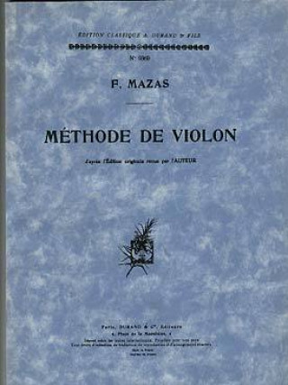 Knjiga METHODE DE VIOLON VIOLON JACQUES-FEREOL MAZAS