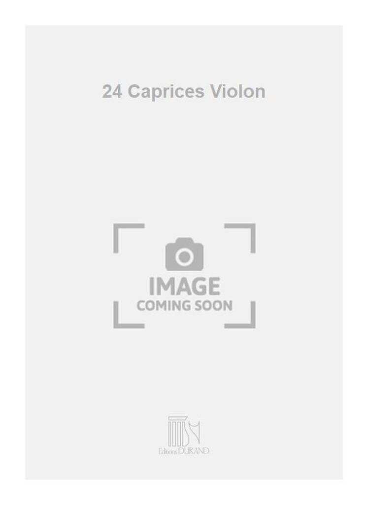 Boek 24 CAPRICES VIOLON  VIOLON PIERRE RODE