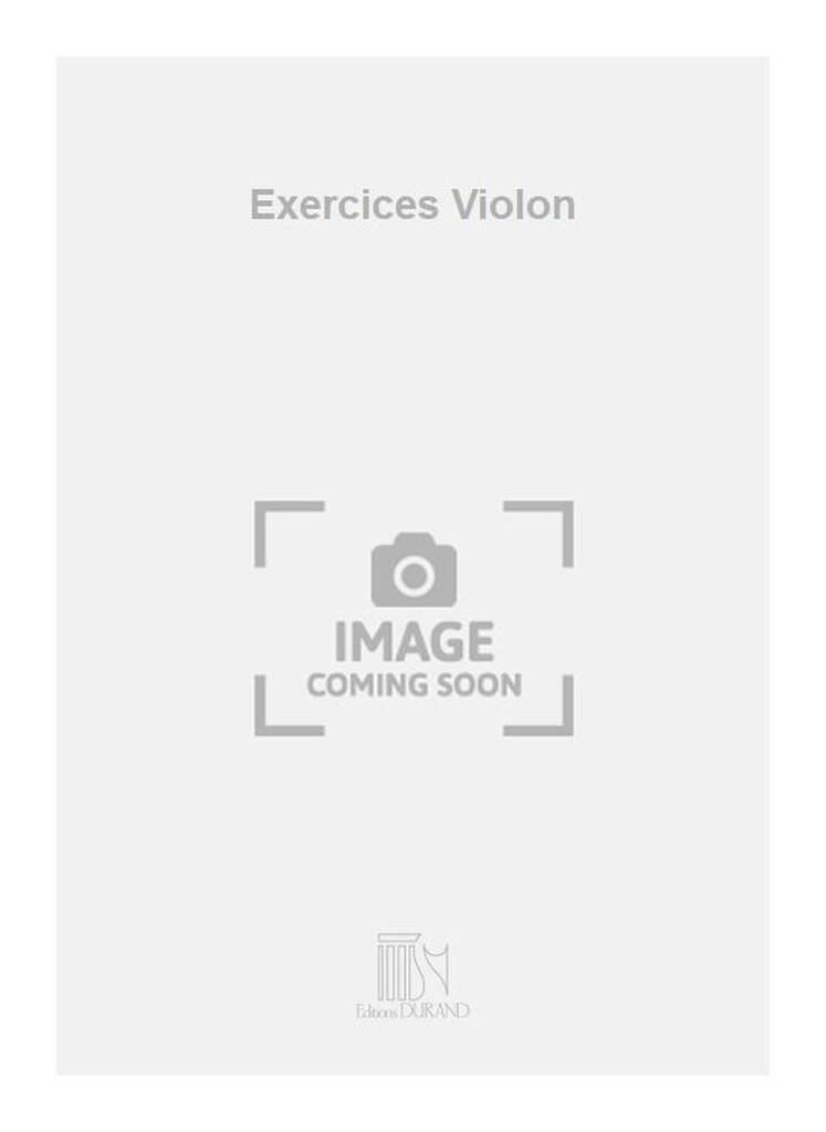 Knjiga EXERCICES VIOLON  VIOLON ARMAND PARENT