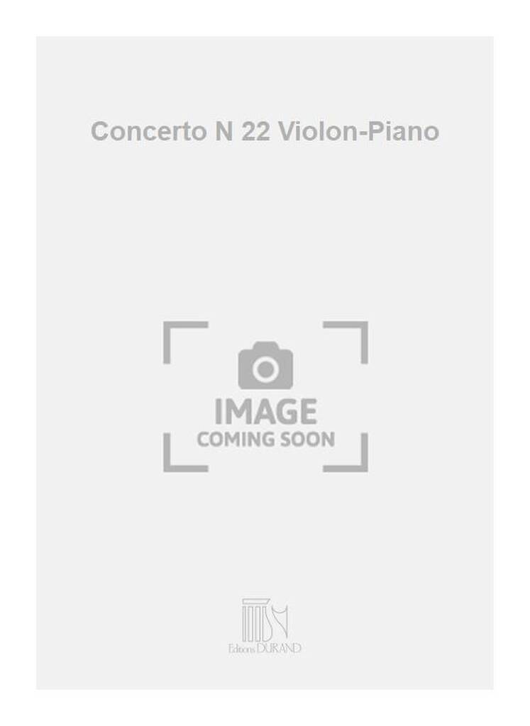 Boek CONCERTO N 22 VIOLON-PIANO VIOLON GIOVANNI BATTISTA VI