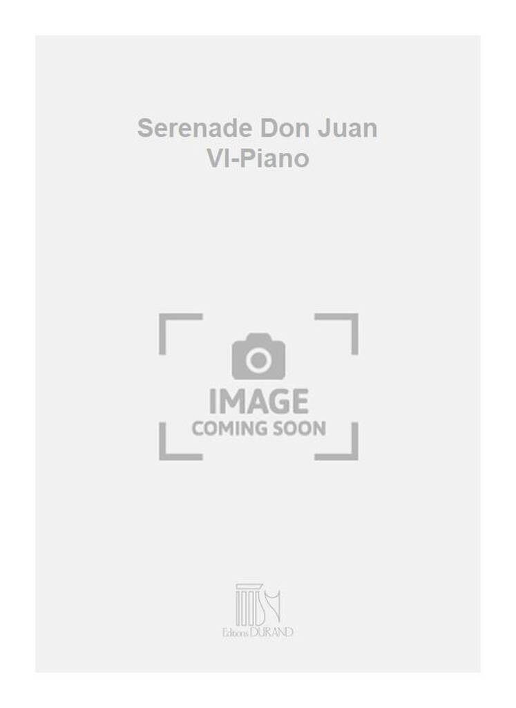 Knjiga SERENADE DON JUAN VL-PIANO  VIOLON WOLFGANG AMADEUS MOZ