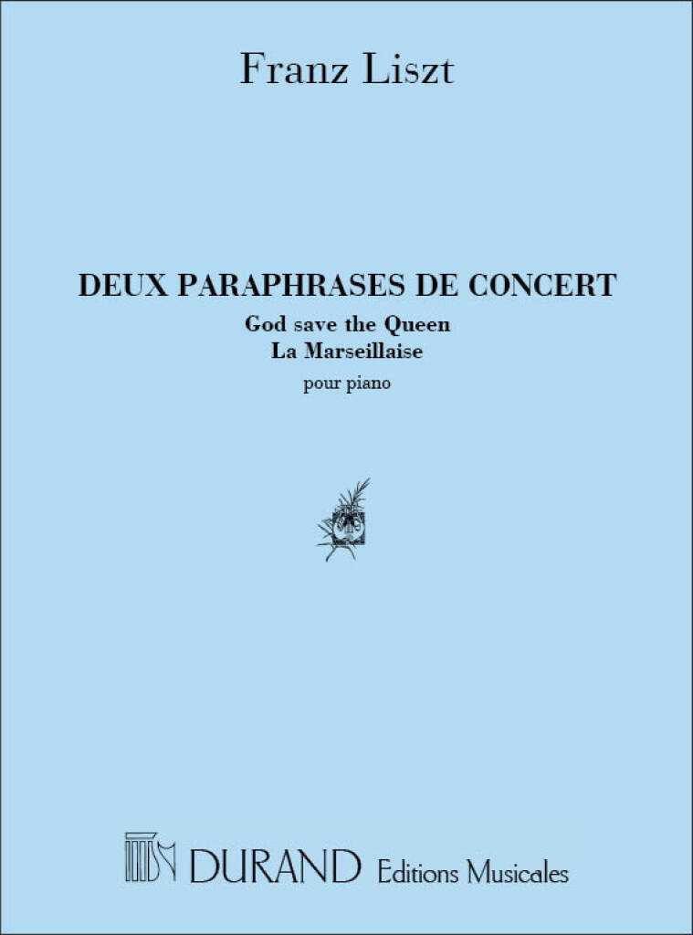 Knjiga 2 PARAPHRASES... PIANO (LA MARSEILLAISE ET GODE PIANO FRANZ LISZT