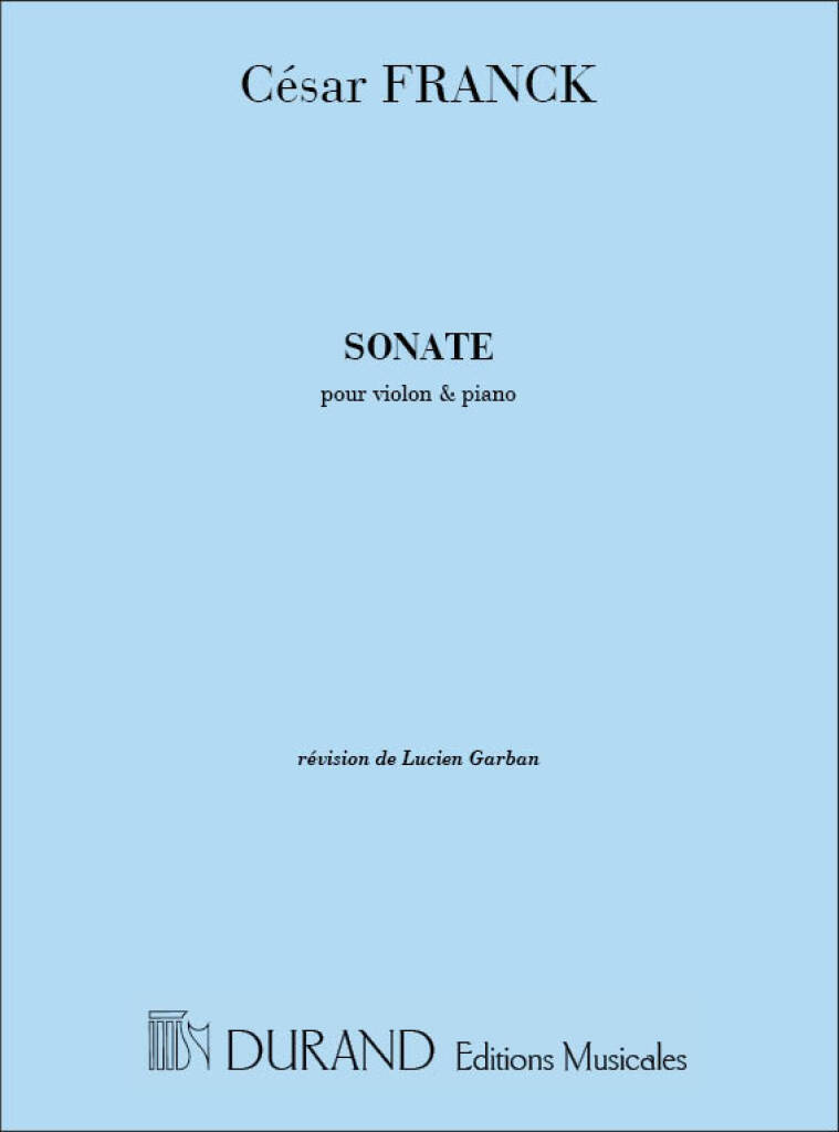 Knjiga SONATE VIOLON CESAR FRANCK