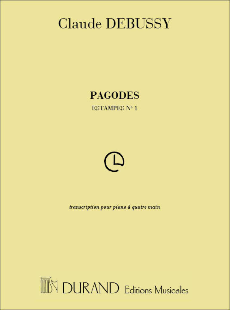 Knjiga PAGODES 4 MAINS  PIANO CLAUDE DEBUSSY