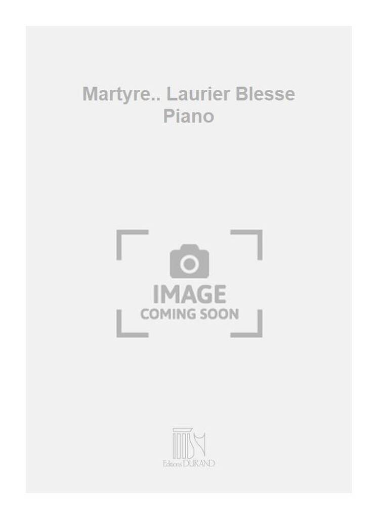 Buch MARTYRE.. LAURIER BLESSE PIANO  PIANO CLAUDE DEBUSSY