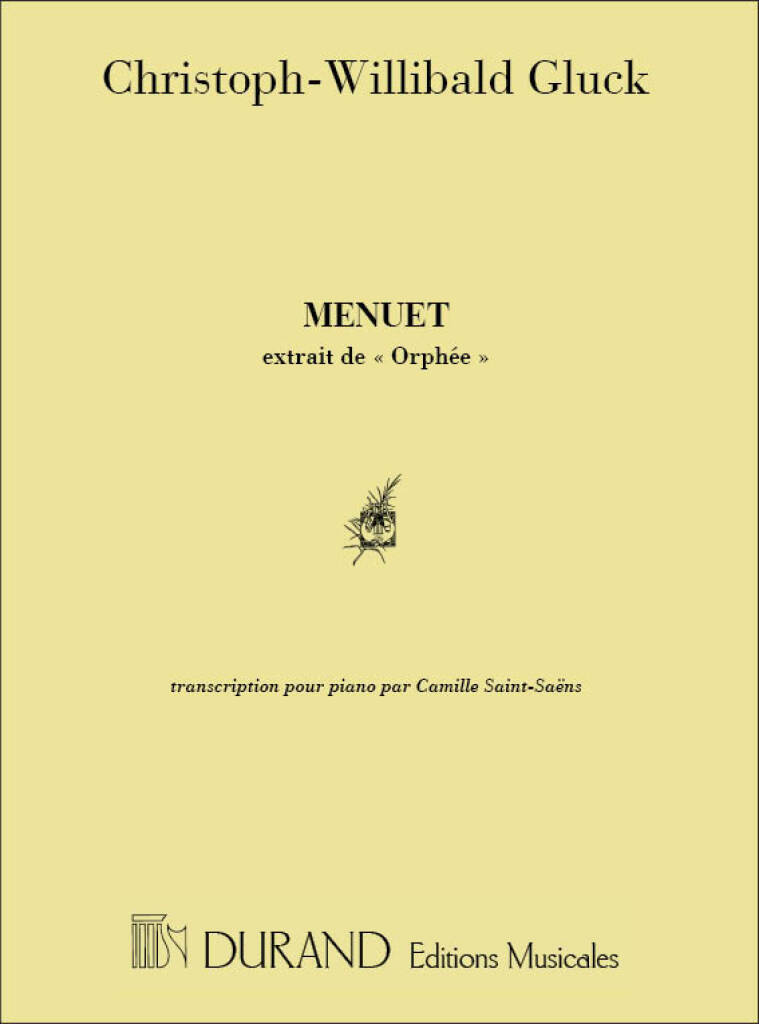 Книга MENUET D'ORPHEE  PIANO CHRISTOPH WILLIBALD