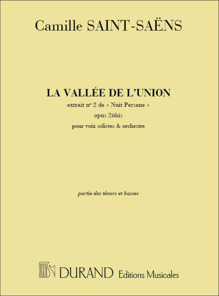 Knjiga NUIT PERSANE CHANT CAMILLE SAINT-SAENS