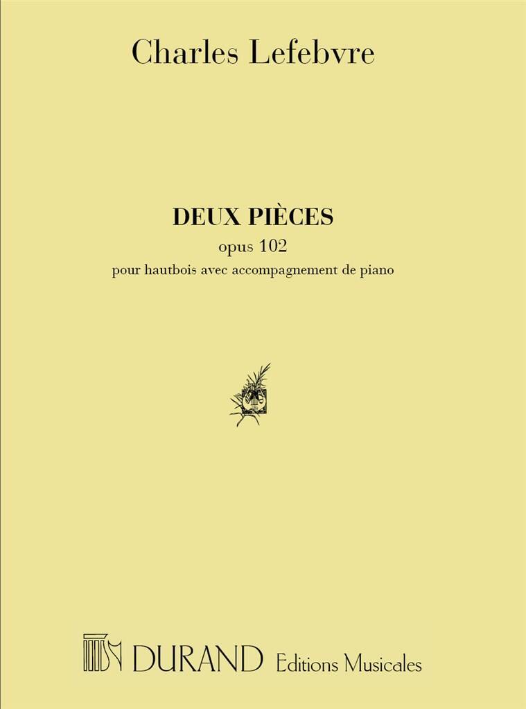 Knjiga 2 PIECES OP 102 HTB-PIANO  HAUTBOIS CHARLES EDOUARD LEFE