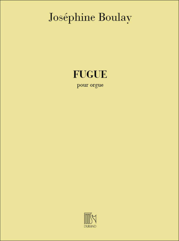 Knjiga FUGUE ORGUE  ORGUE J. BOULAY
