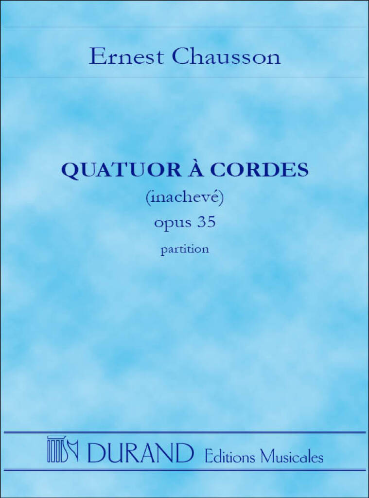 Knjiga QUATUOR A CORDES ERNEST CHAUSSON