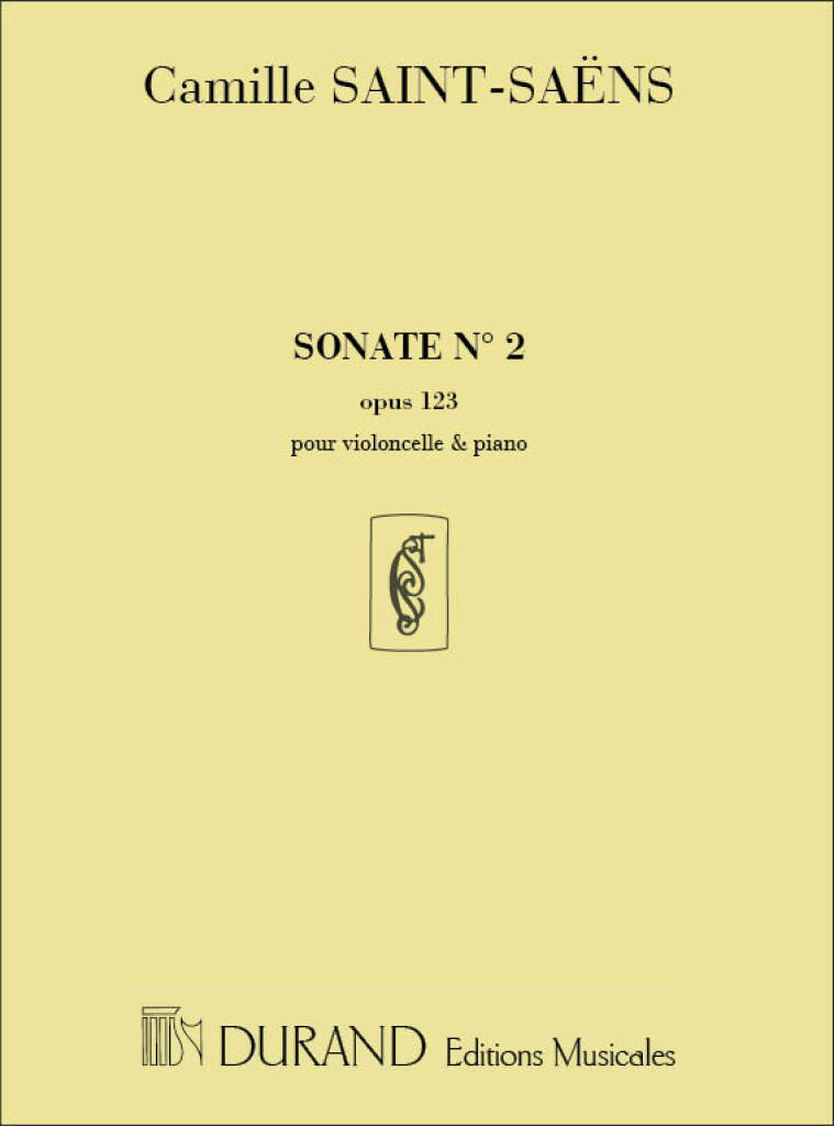 Knjiga SONATE N 2 OP 123 VIOLONCELLE CAMILLE SAINT-SAENS